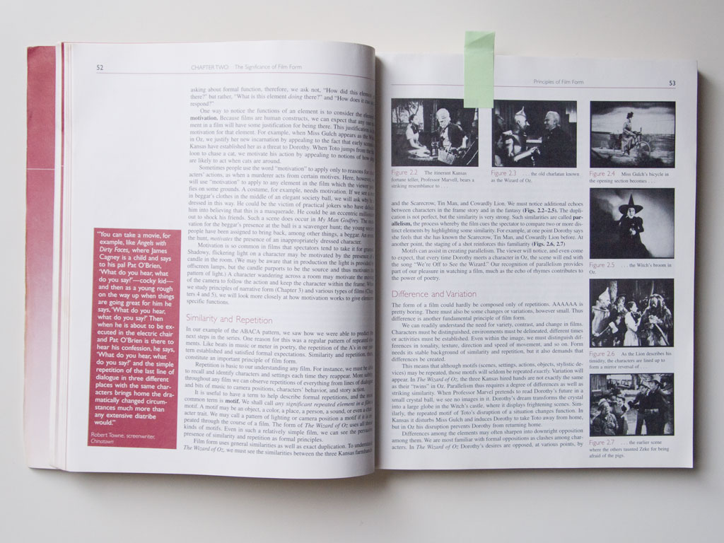 David Bordwell, Kristin Thompson, Film Art. An Introduction - erdteil