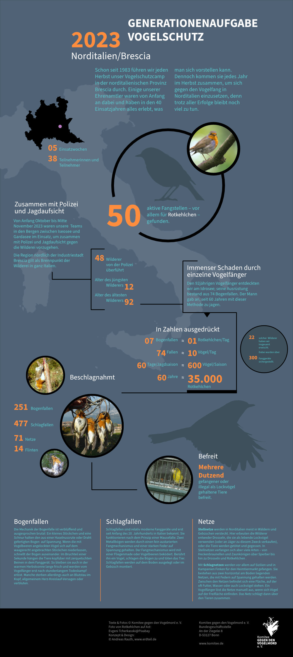 Generationenaufgabe Vogelschutz, Infografik, 2024