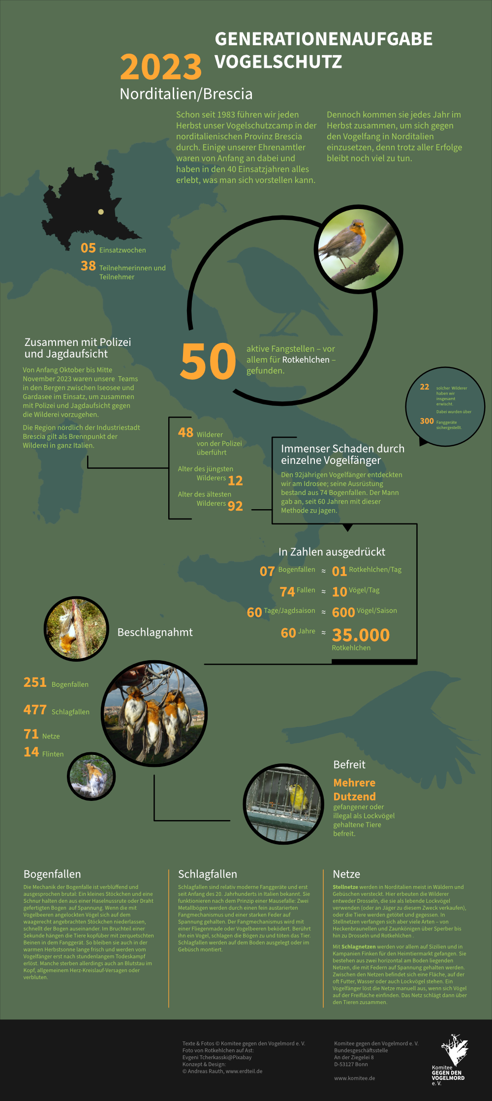 Generationenaufgabe Vogelschutz, Infografik, 2024